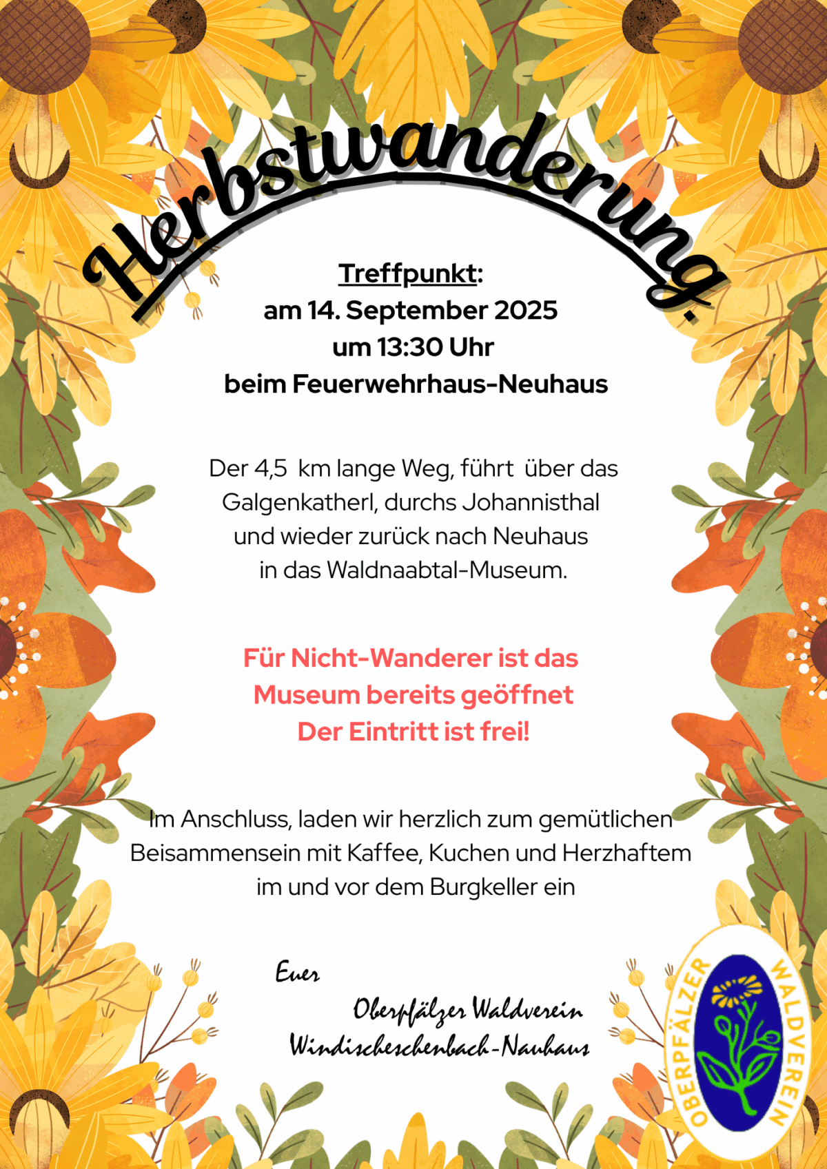 OWVWE_Plakat_Herbstwanderung2025